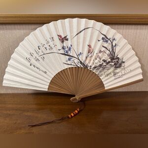 Decorative paper fan from Korea